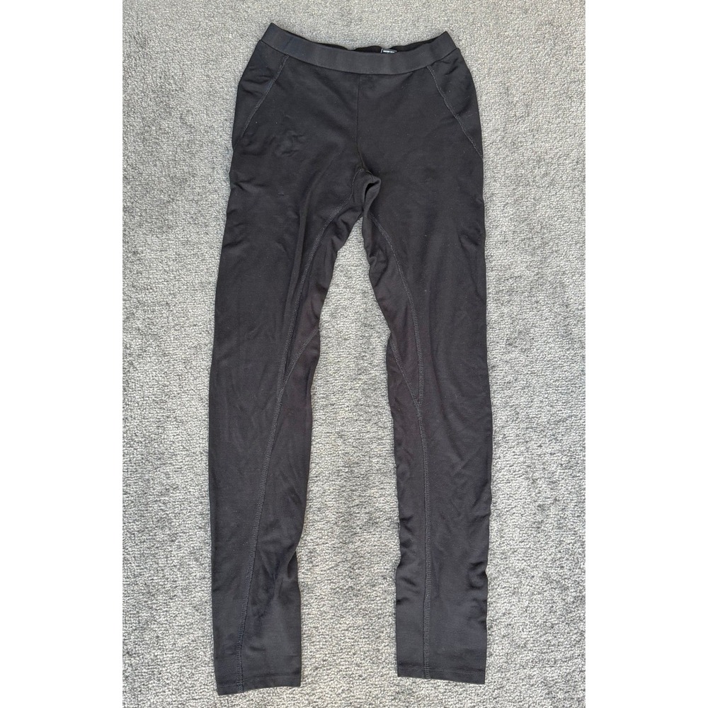Premise Womens Black High Rise Curved Seam Stretch Leggings XS RN 93178